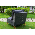 New latest design synthetic PE rattan outdoor furniture living room sofa set